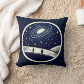 普遍的な瞑想毛布ミニマリスト宇宙 クッション (ブランケット)