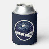 普遍的な瞑想毛布ミニマリスト宇宙 缶クーラー (缶正面)
