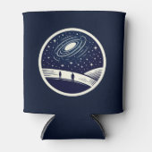 普遍的な瞑想毛布ミニマリスト宇宙 缶クーラー (正面)