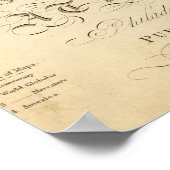 普遍的学校地図 ポスター (角)