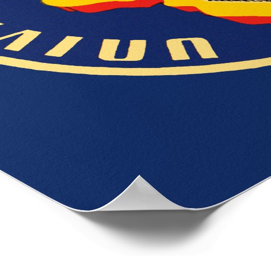 普遍的航空路~南アフリカからイスラエル ポスター (角)