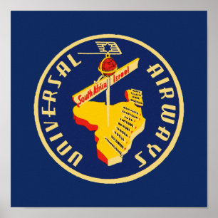 普遍的航空路~南アフリカからイスラエル ポスター