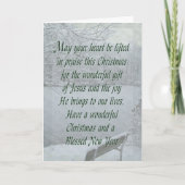 景勝の湖のクリスマス シーズンカード (正面)