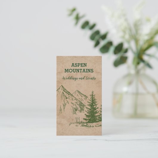 景勝山脈の名刺 名刺 (スタンド正面)