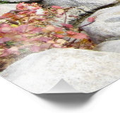 景勝滝カラフルの木と岩のポスター フォトプリント            (角)