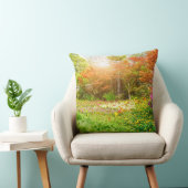 景勝滝カラフル風景枕 クッション (椅子)