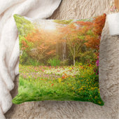 景勝滝カラフル風景枕 クッション (ブランケット)
