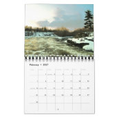 景色および建物 カレンダー (2月 2027)