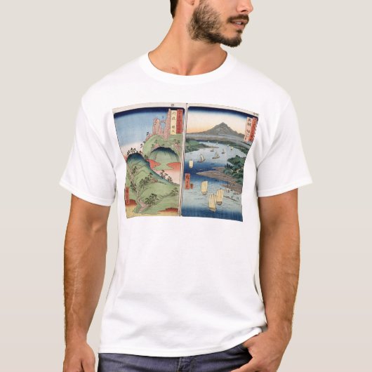 景色および海景 Tシャツ (正面)