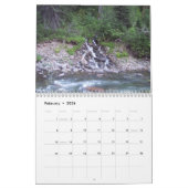 景色のアイダホのはえの魚釣りの点のカレンダー カレンダー (2月 2026)