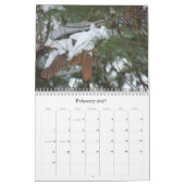 景色のアラバマ カレンダー (2月 2027)