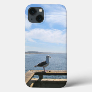 景色のカモメのやっとそこにiPadの空気箱 iPhone 13ケース