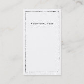 景色のデザインの名刺 名刺 (裏面)