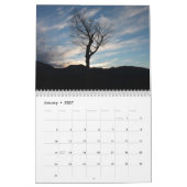 景色のニューイングランド カレンダー (1月 2027)