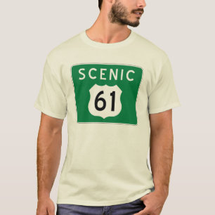 景色のハイウェー61のTシャツ Tシャツ