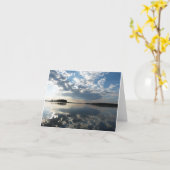 景色のメッセージカード カード (黄色い花)