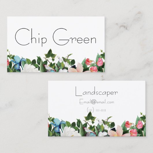 景色の名刺 名刺 (正面/裏面)