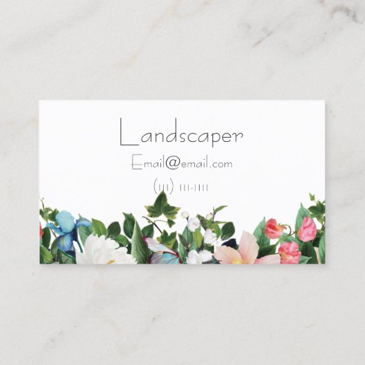 景色の名刺 名刺 (裏面)