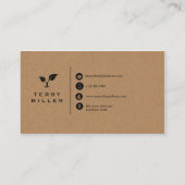 景色の名刺/庭師の名刺 名刺 (裏面)