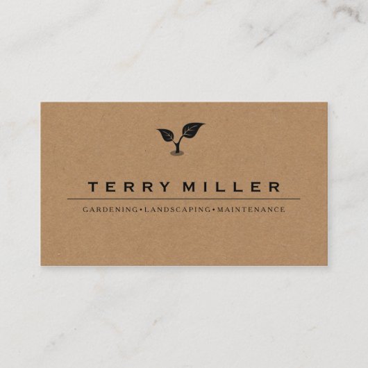 景色の名刺/庭師の名刺 名刺 (正面)