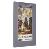 景色の国の眺めのイギリスの鉄道ポスター クリップボード (右)