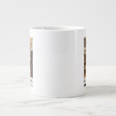 景色の国の眺めのイギリスの鉄道ポスター ジャンボコーヒーマグカップ (正面)