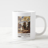 景色の国の眺めのイギリスの鉄道ポスター ジャンボコーヒーマグカップ (右)