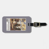 景色の国の眺めのイギリスの鉄道ポスター ラゲッジタグ (正面横)