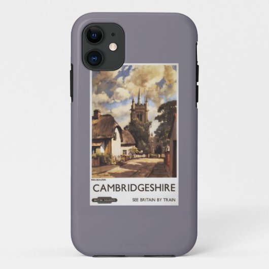 景色の国の眺めのイギリスの鉄道ポスター Case-Mate iPhoneケース (裏面)