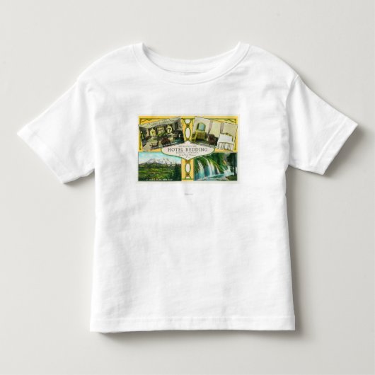 景色の場所とのホテルのReddingの内部の眺め トドラーTシャツ (正面)