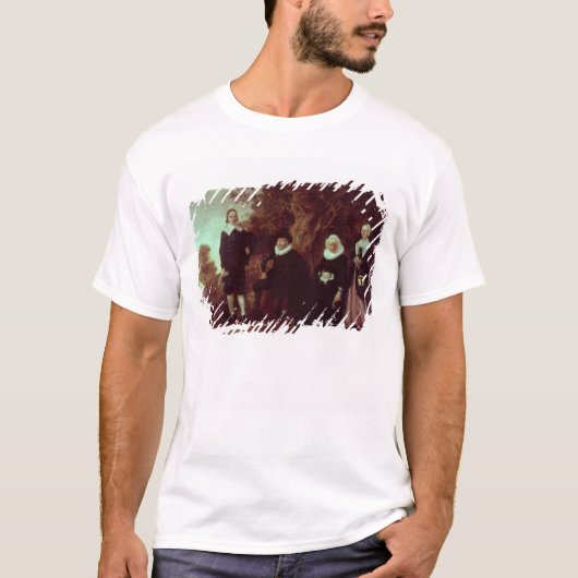 景色の家族のグループ Tシャツ (正面)