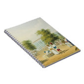 「景色の容積Iからのボンベイの場面、Costum ノートブック (右側)