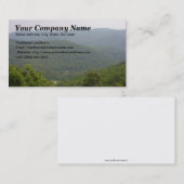 景色の山景色の専門の名刺Te 名刺 (正面/裏面)