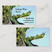 景色の生命色の名刺 名刺 (正面/裏面)