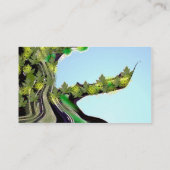 景色の生命色の名刺 名刺 (裏面)