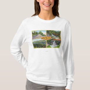 景色の眺めのからの挨拶 Tシャツ