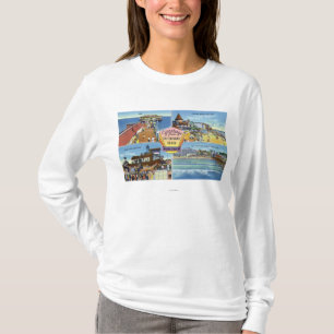 景色の眺めのからの挨拶 Tシャツ