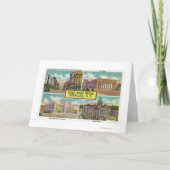 景色の眺め2のからの挨拶 カード (正面)