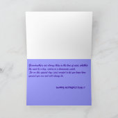 景色の祖母の母の日の挨拶状 カード (内部)