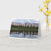 景色の良いグリーティングカ空白のード – 内部 カード (黄色い花)