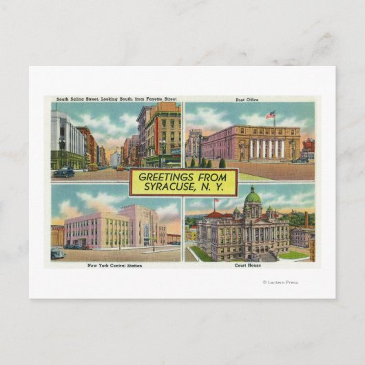 景色の良い場所からのご挨拶2 ポストカード (正面)