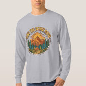 景色の良い道をゆっくり Tシャツ (正面)