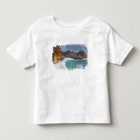 景色の良いMcWay Fallsがビーチと2 トドラーTシャツ (正面)