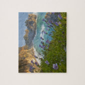 景色の良いMcWay Fallsがビーチと ジグソーパズル (縦)