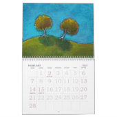 景色の芸術のおもしろいのお洒落で多彩な絵画2013年 カレンダー (2月 2027)