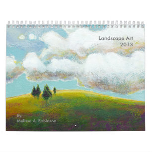 景色の芸術のおもしろいのお洒落で多彩な絵画2013年 カレンダー