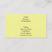 景色の芸術の絵画の雨嵐の小さい農場の家 名刺 (裏面)