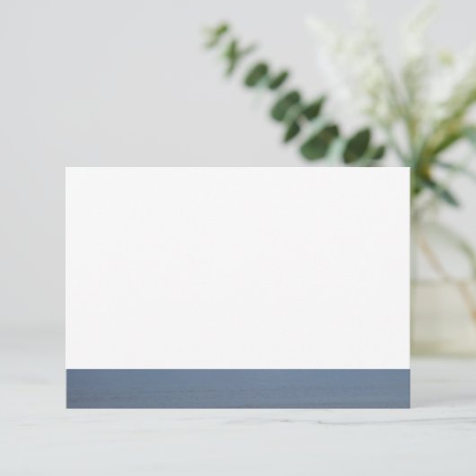 景色の青いビーチの悔やみや弔慰カード カード (スタンド正面)