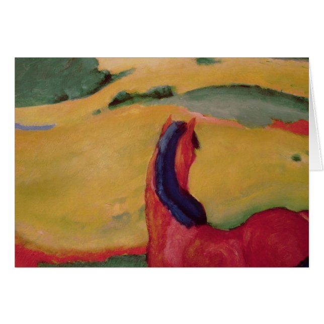 景色の馬、1910年 (正面横)