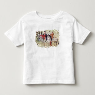 景色の2人の騎手 トドラーTシャツ